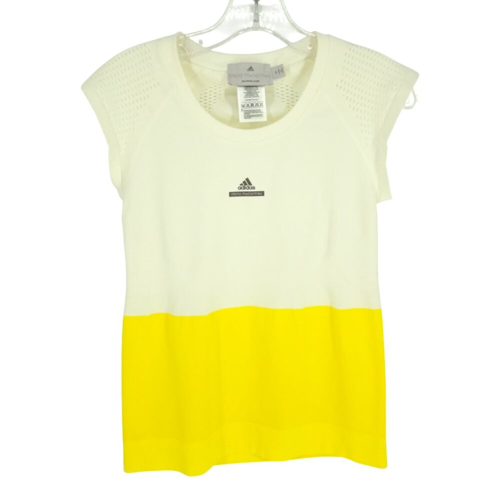 adidas Stella McCartney Barricade T-Shirt Tennis core Golfcore Yellow Seamless M